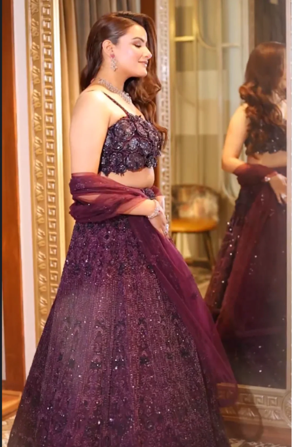Wisteria Night Luxury Lehenga (1456 M-146) - Image 3