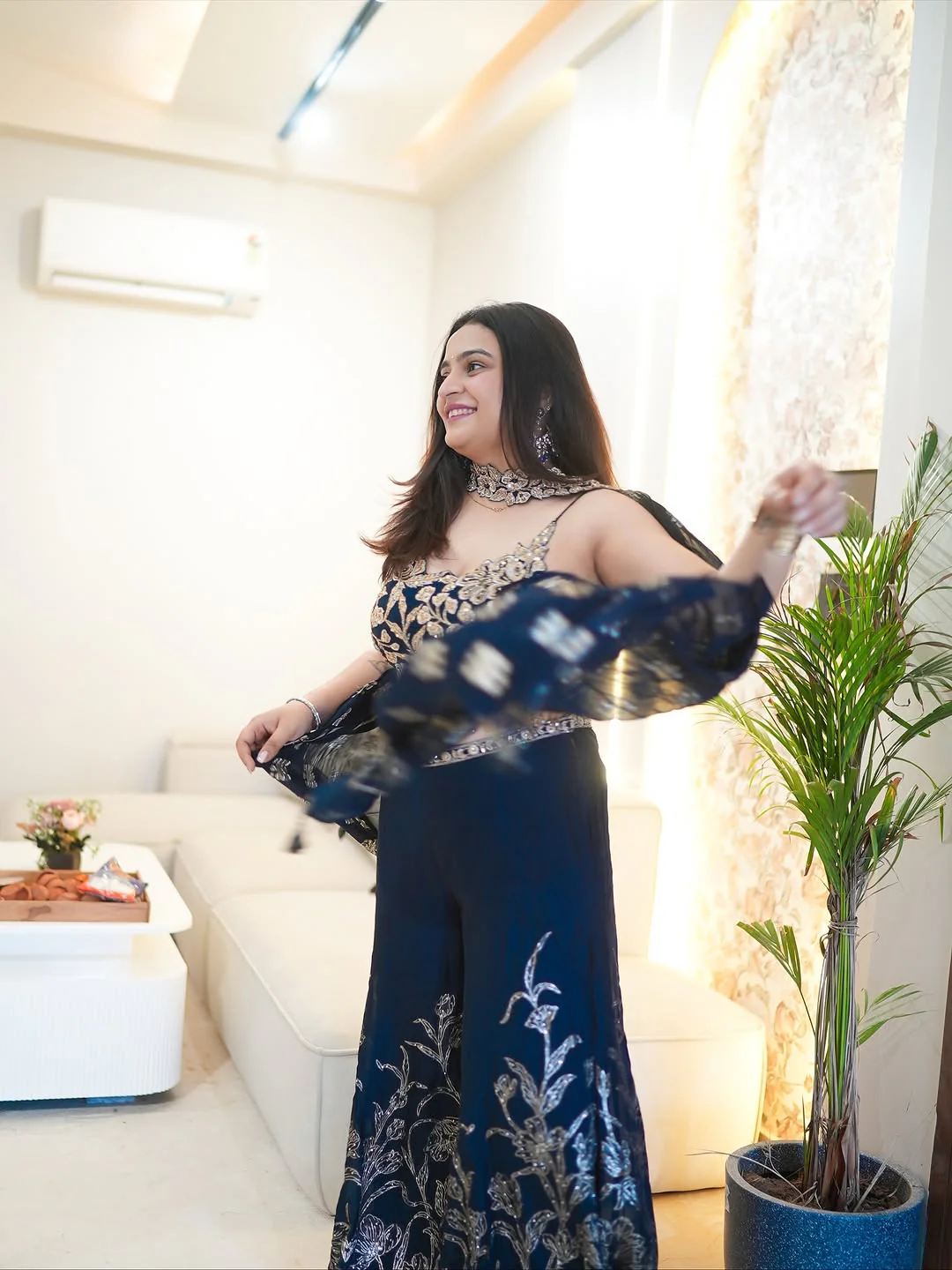 Starlit Indigo Co-ord Set (PARI M-24) - Image 4