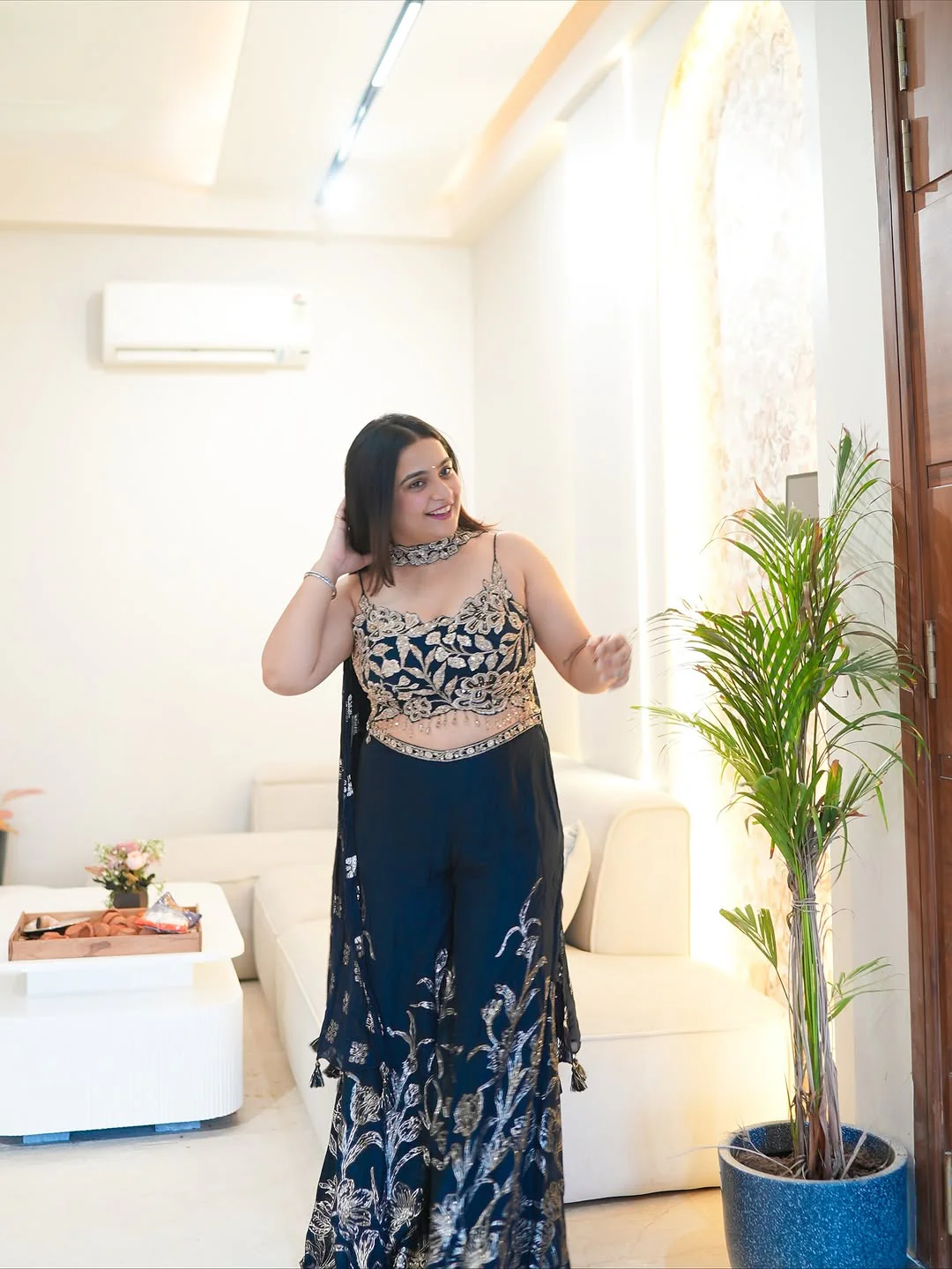 Starlit Indigo Co-ord Set (PARI M-24) - Image 5