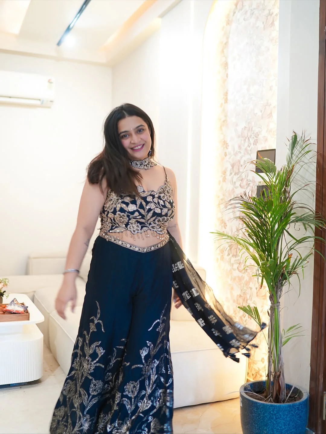 Starlit Indigo Co-ord Set (PARI M-24) - Image 6