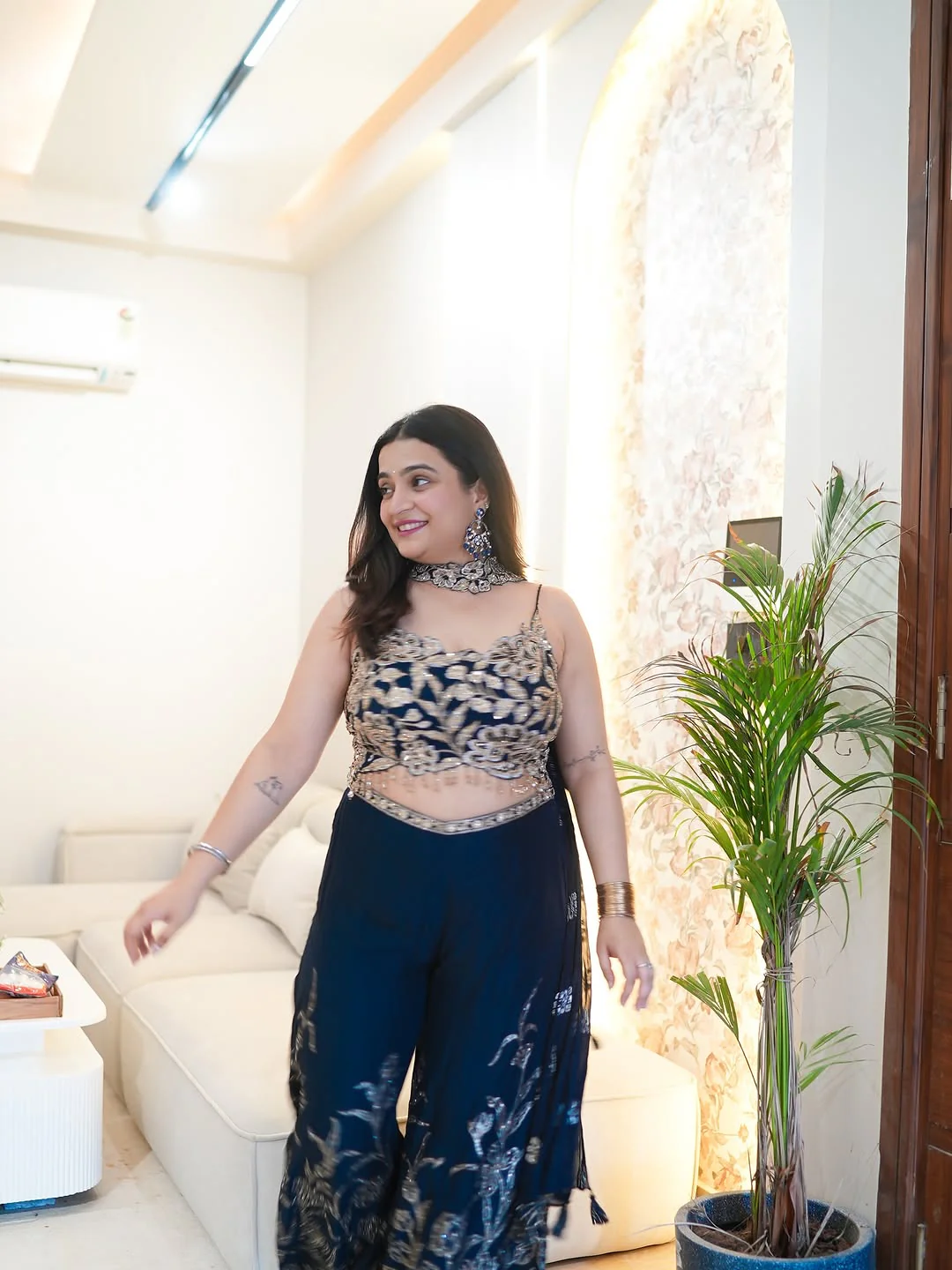 Starlit Indigo Co-ord Set (PARI M-24) - Image 7