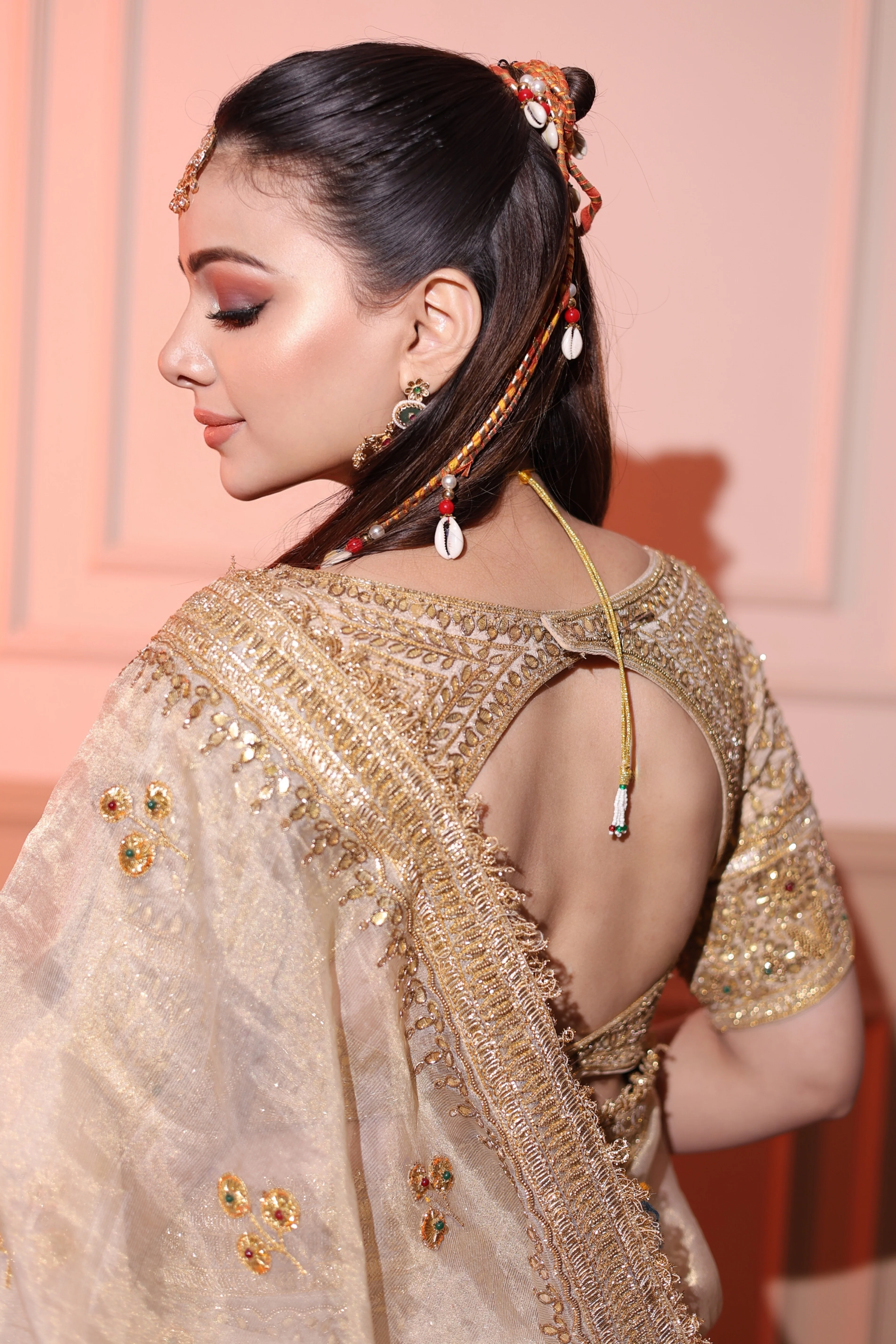 Aurelia Nectar Saree (DC-25879 D-56) - Image 3