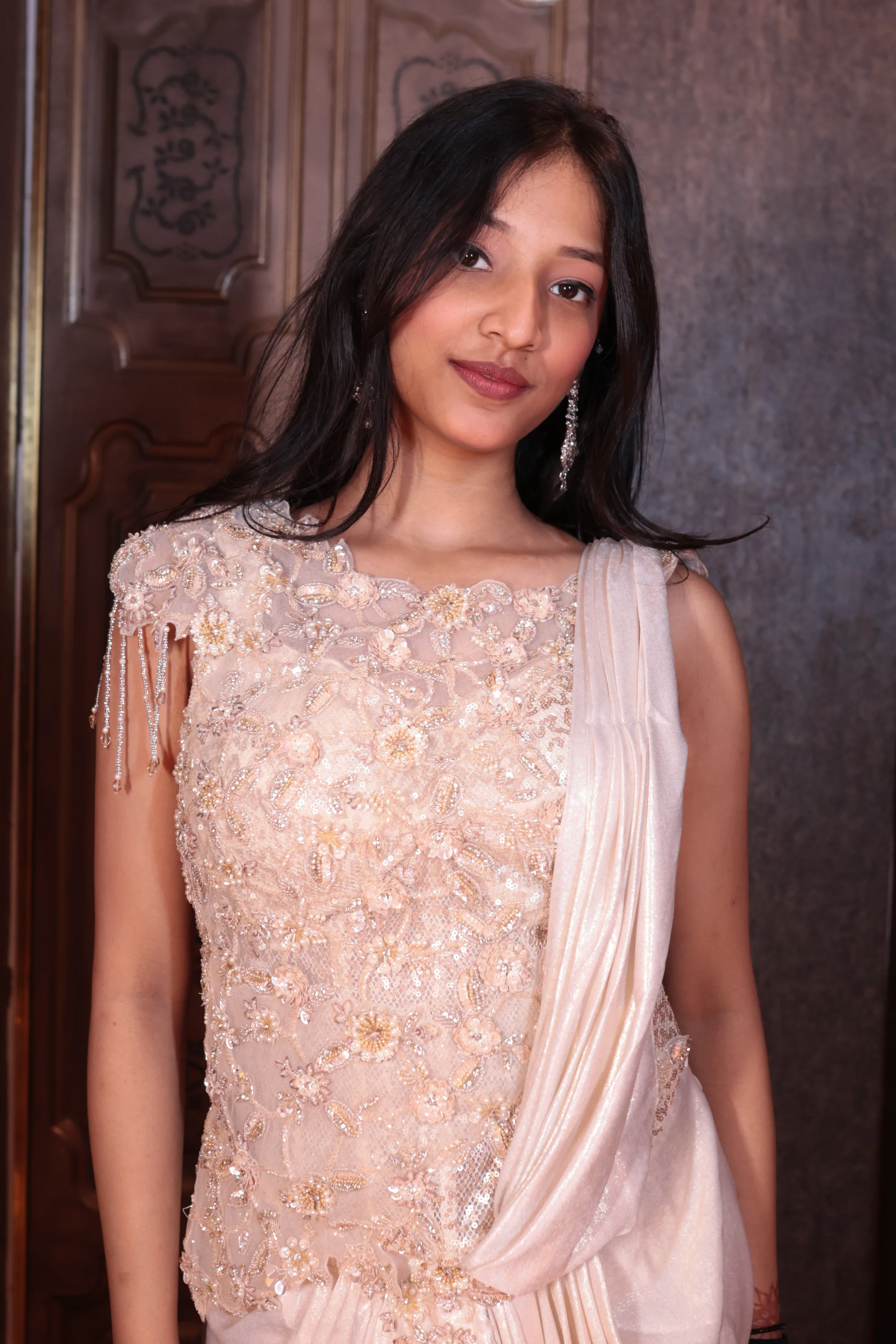 Champagne Twilight Fusion drape  ( 2577 M-87) - Image 4