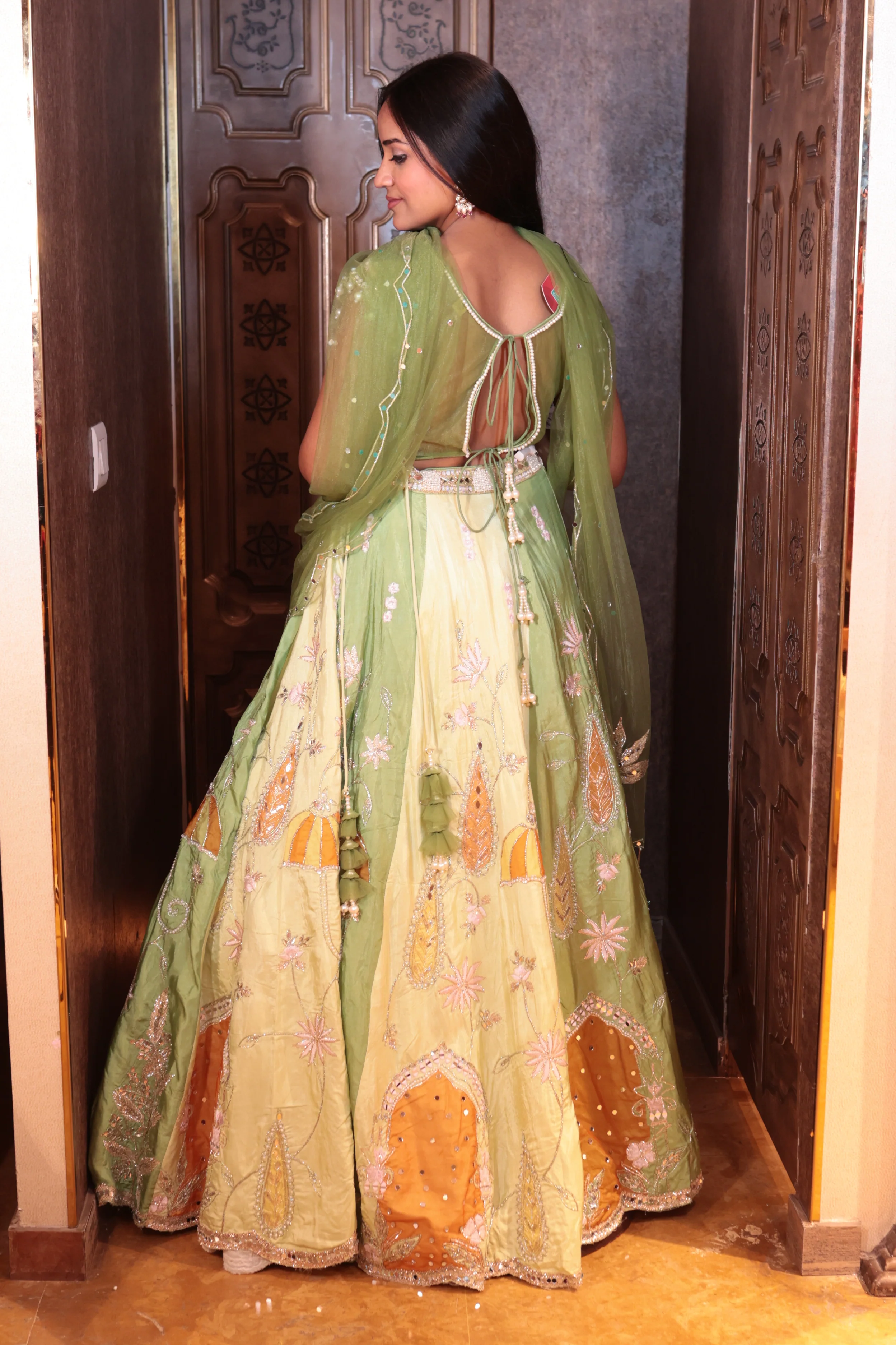 Summer Canopy Lehenga( 3222 M-108) - Image 5
