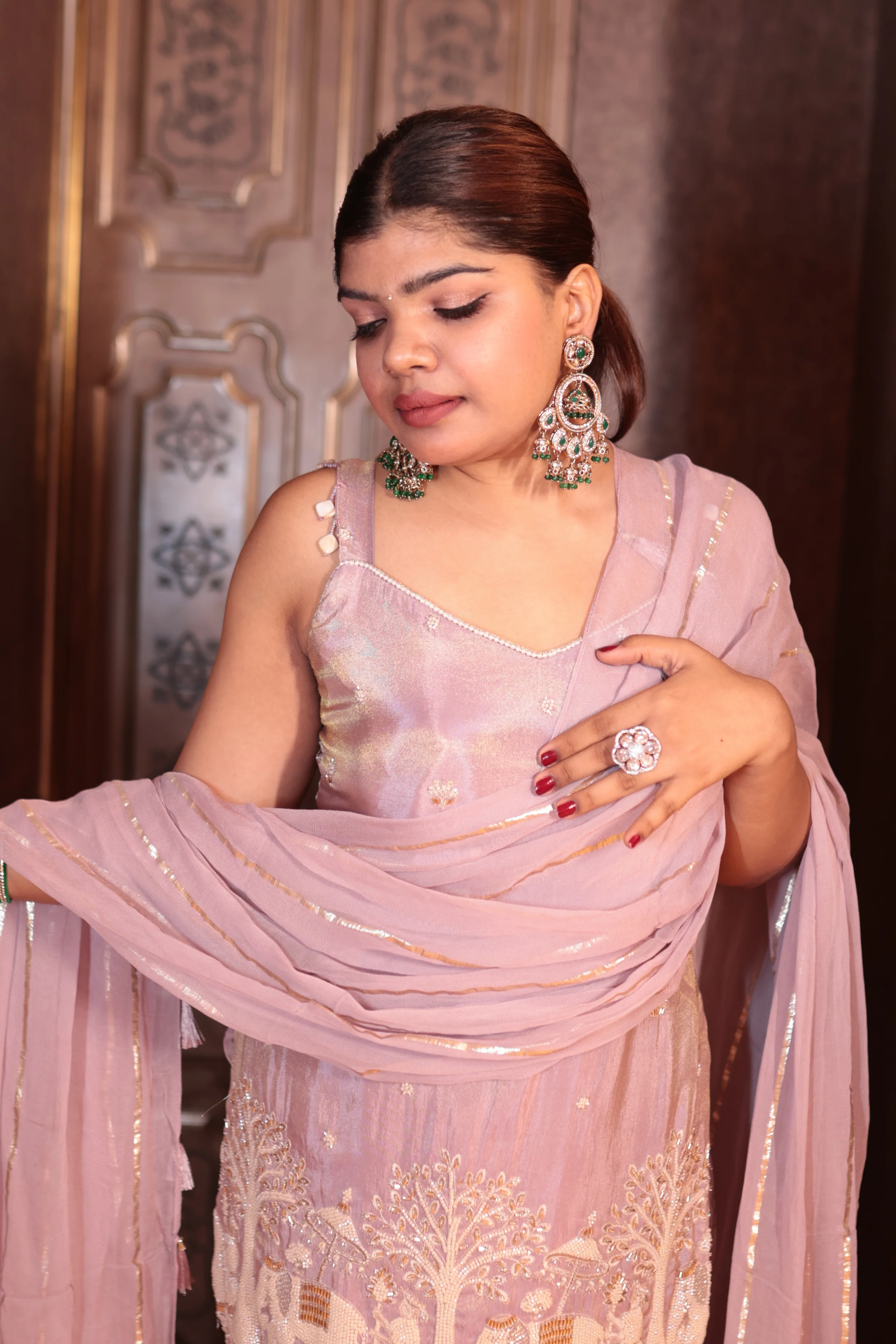 Royal Heritage Sharara Suit ( 2479 M-17) - Image 5