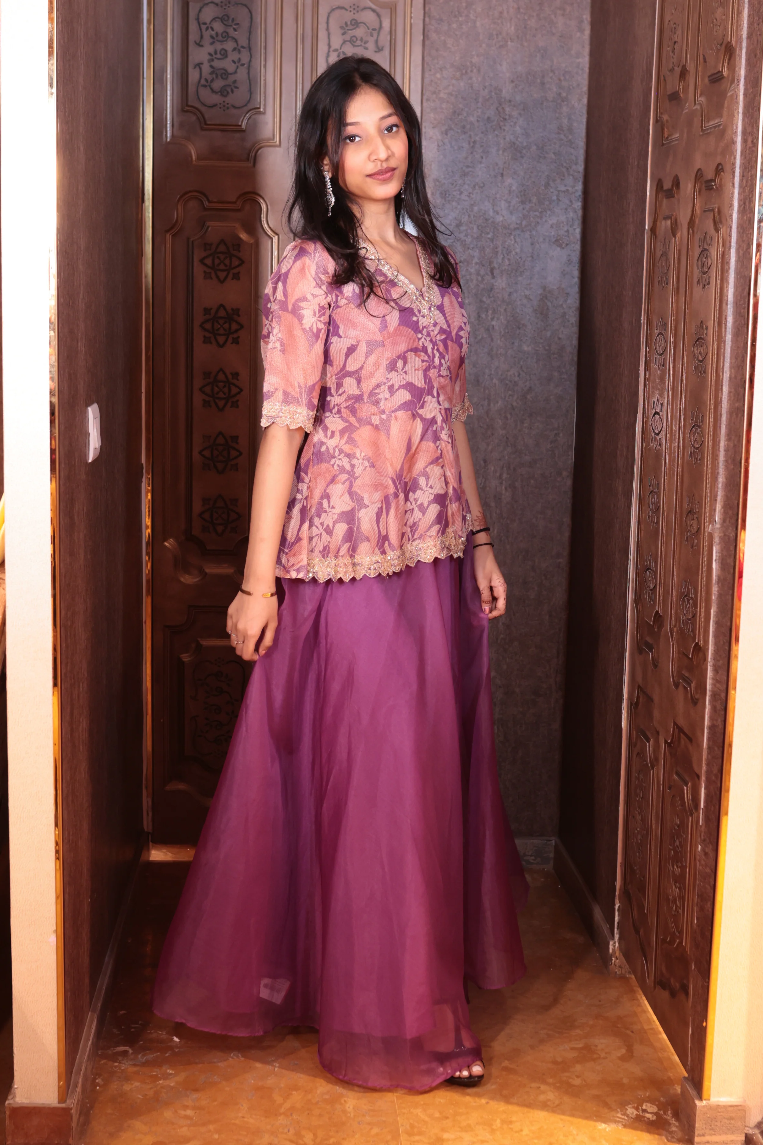 Princess Lavender Lehenga ( G-2964 M-83) - Image 3