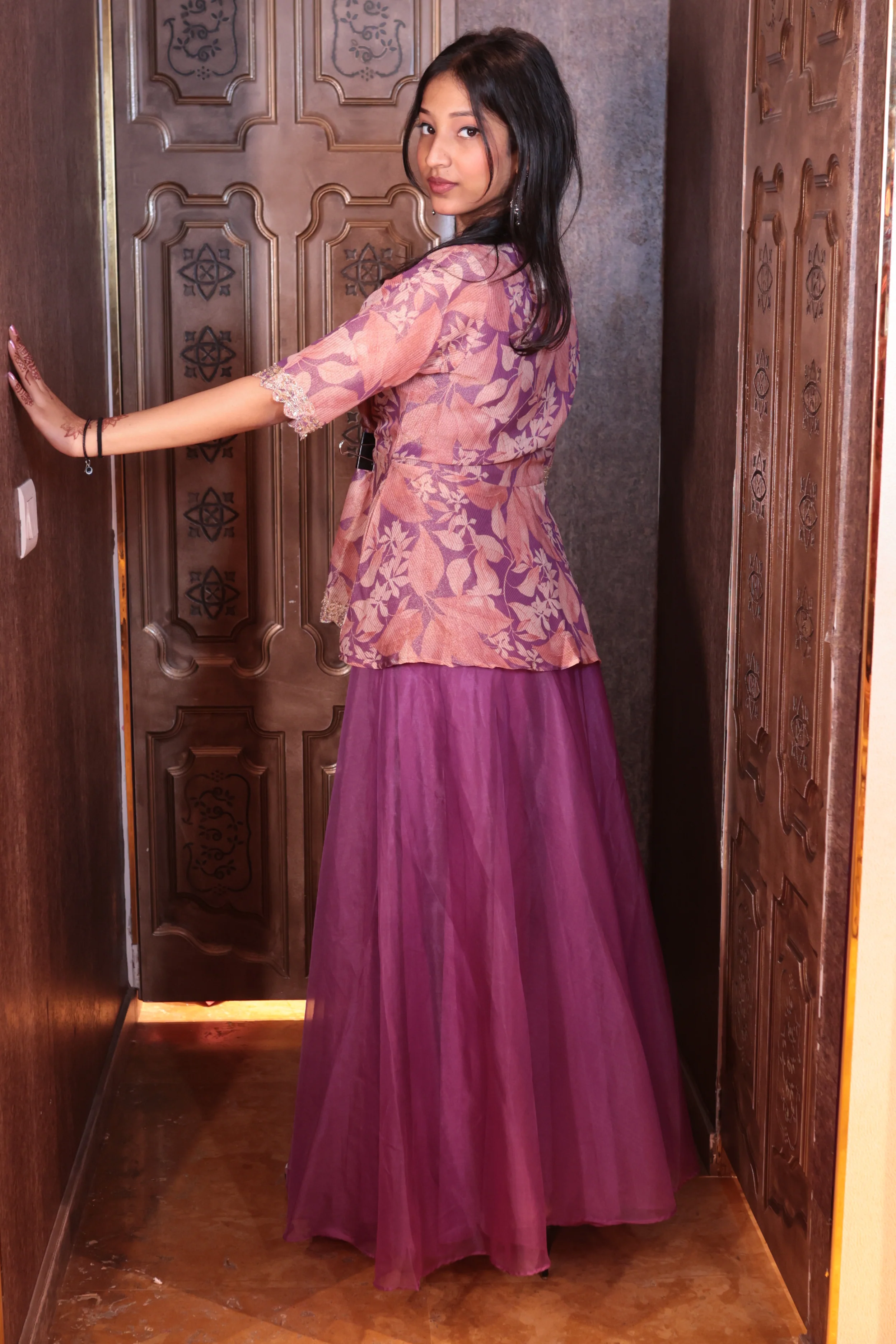 Princess Lavender Lehenga ( G-2964 M-83) - Image 4