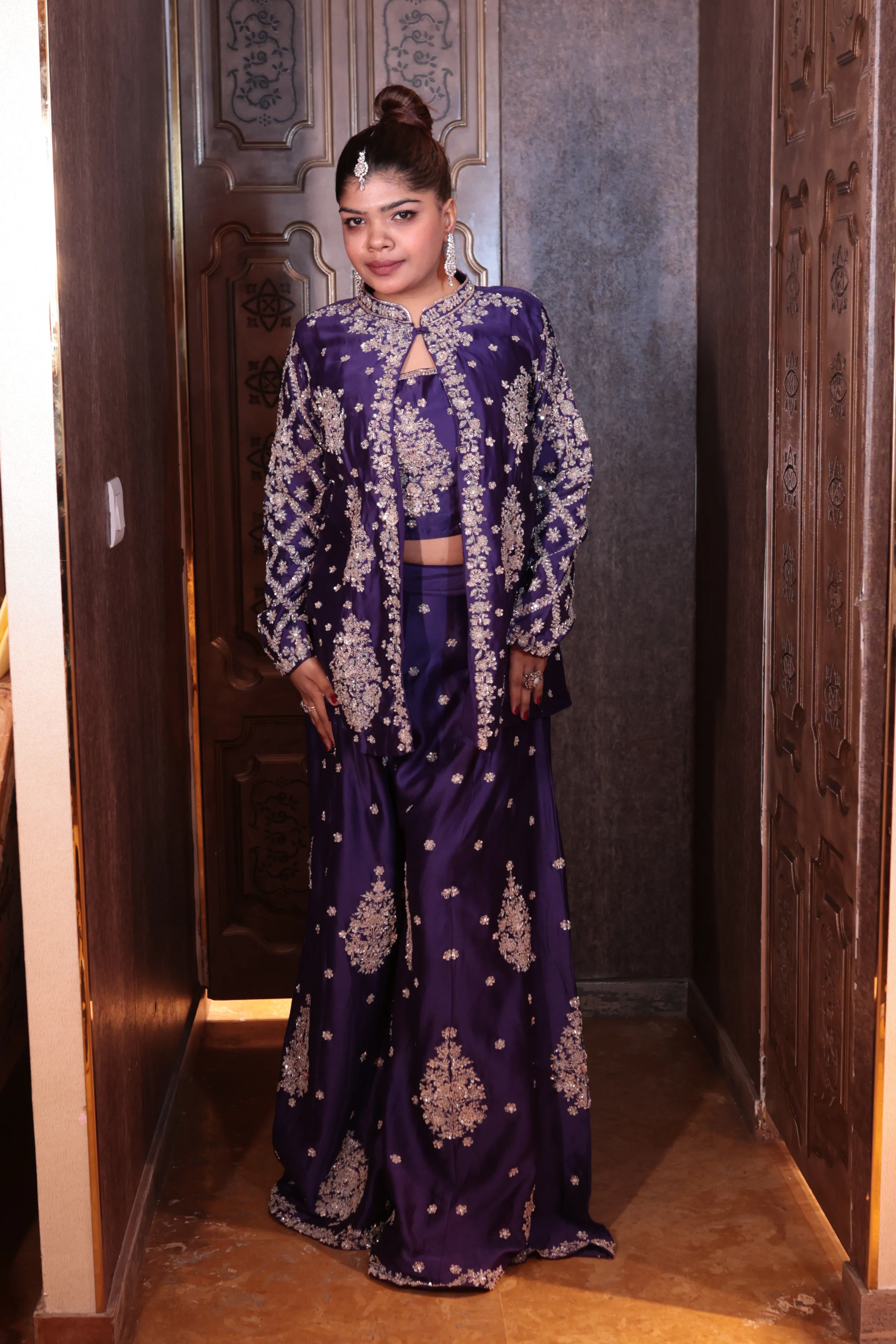 Violet Majesty Jacket Ensemble dress (SN47 B-83) - Image 3