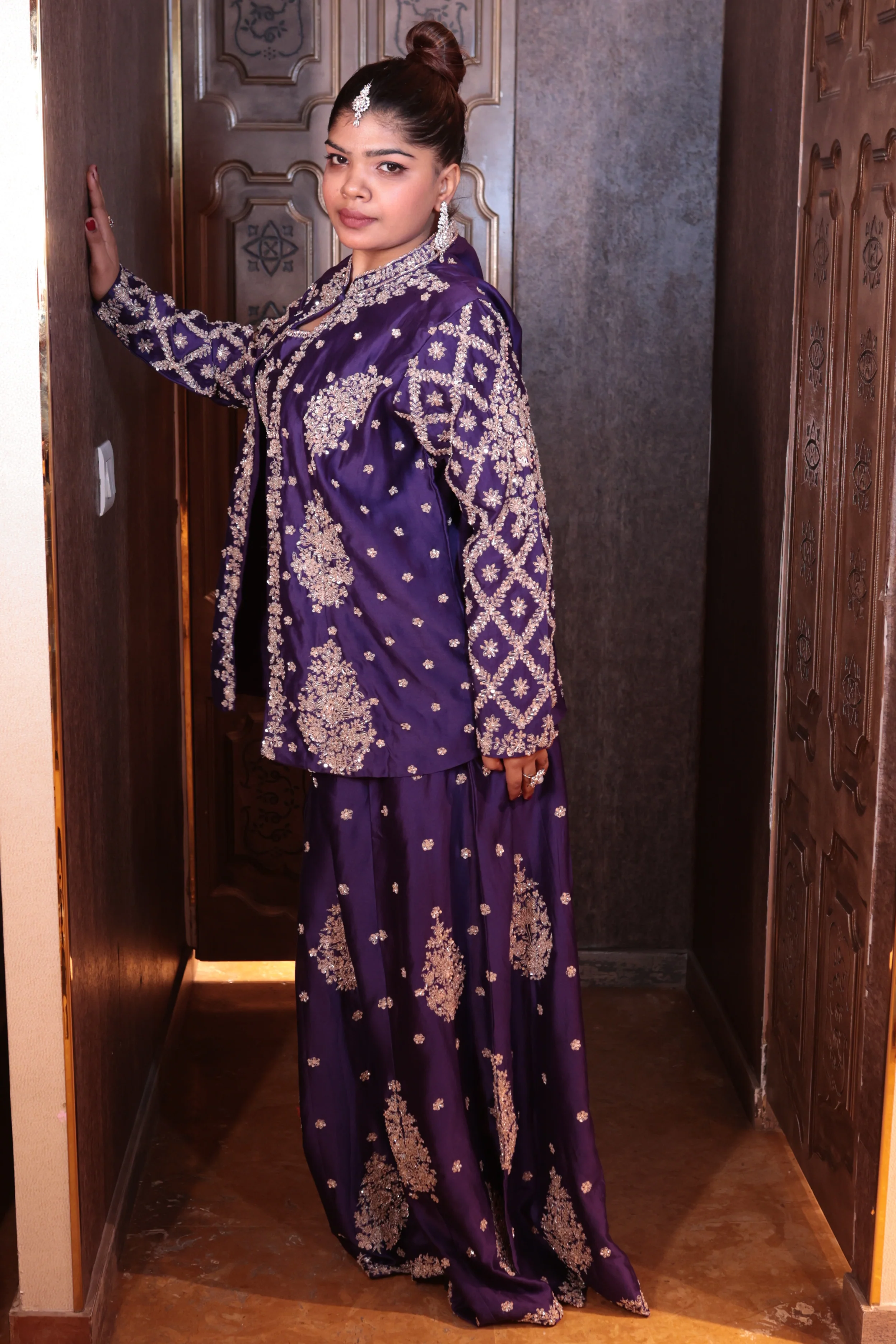 Violet Majesty Jacket Ensemble dress (SN47 B-83) - Image 4