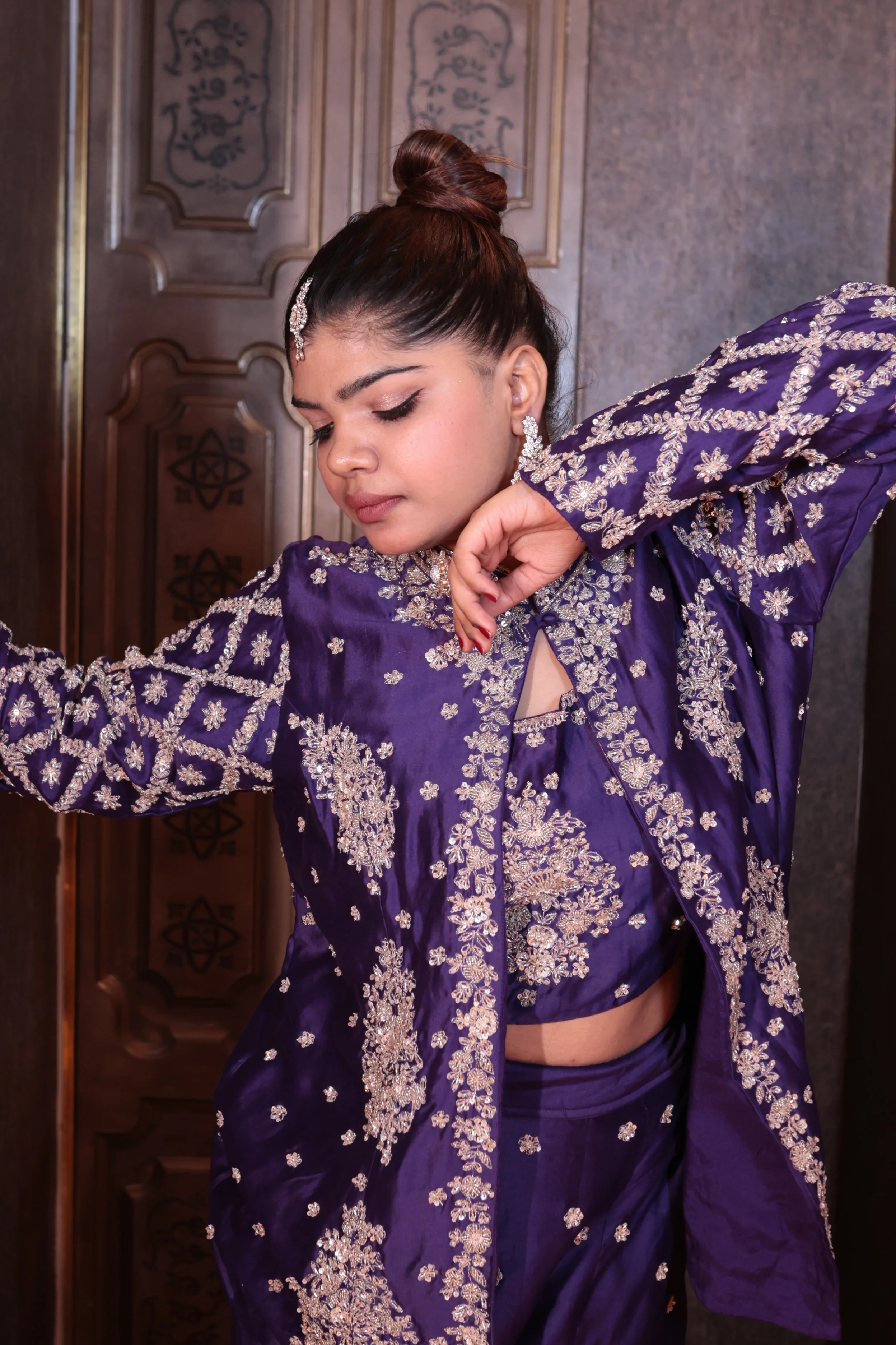 Violet Majesty Jacket Ensemble dress (SN47 B-83) - Image 6