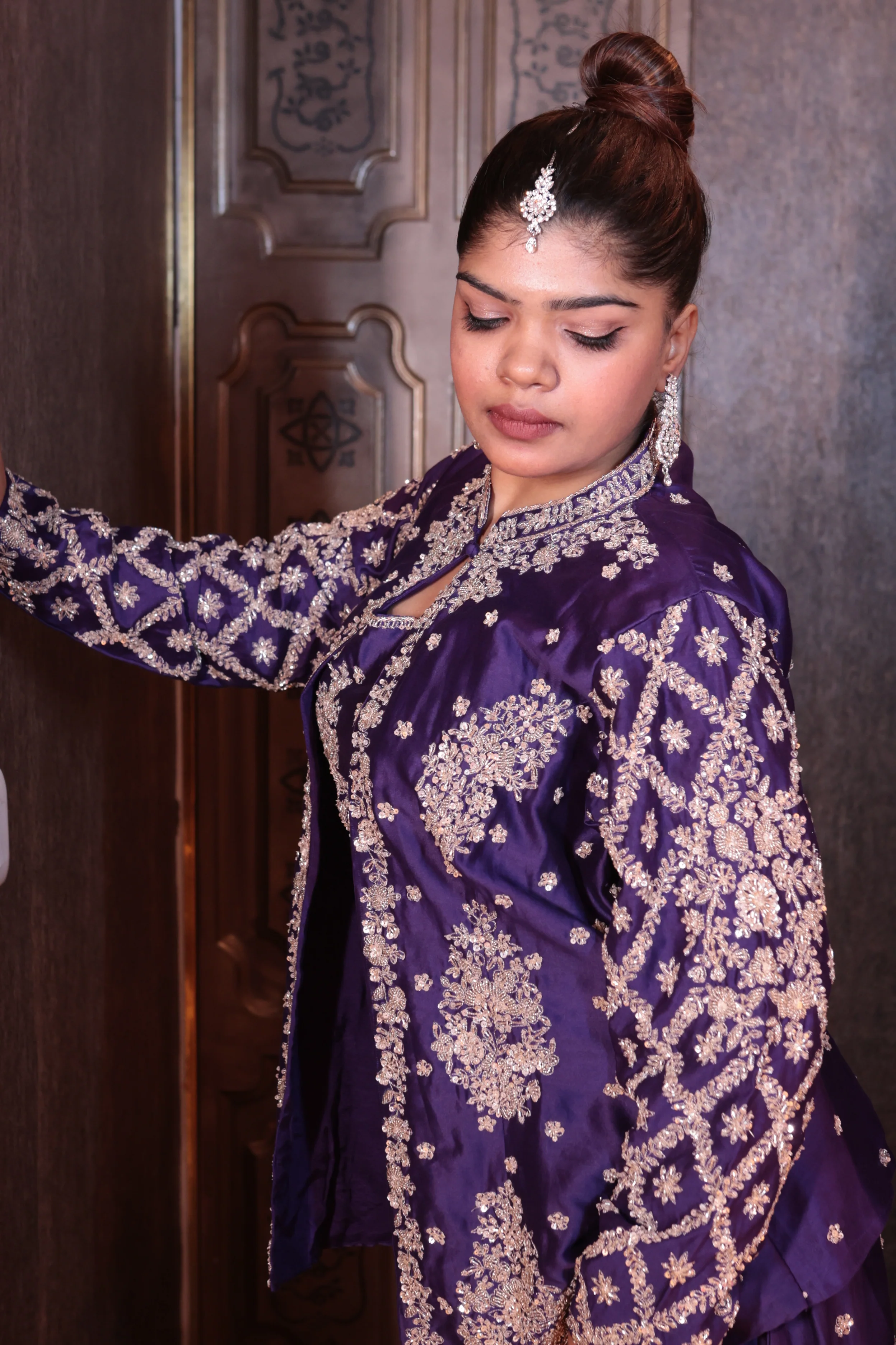 Violet Majesty Jacket Ensemble dress (SN47 B-83) - Image 7