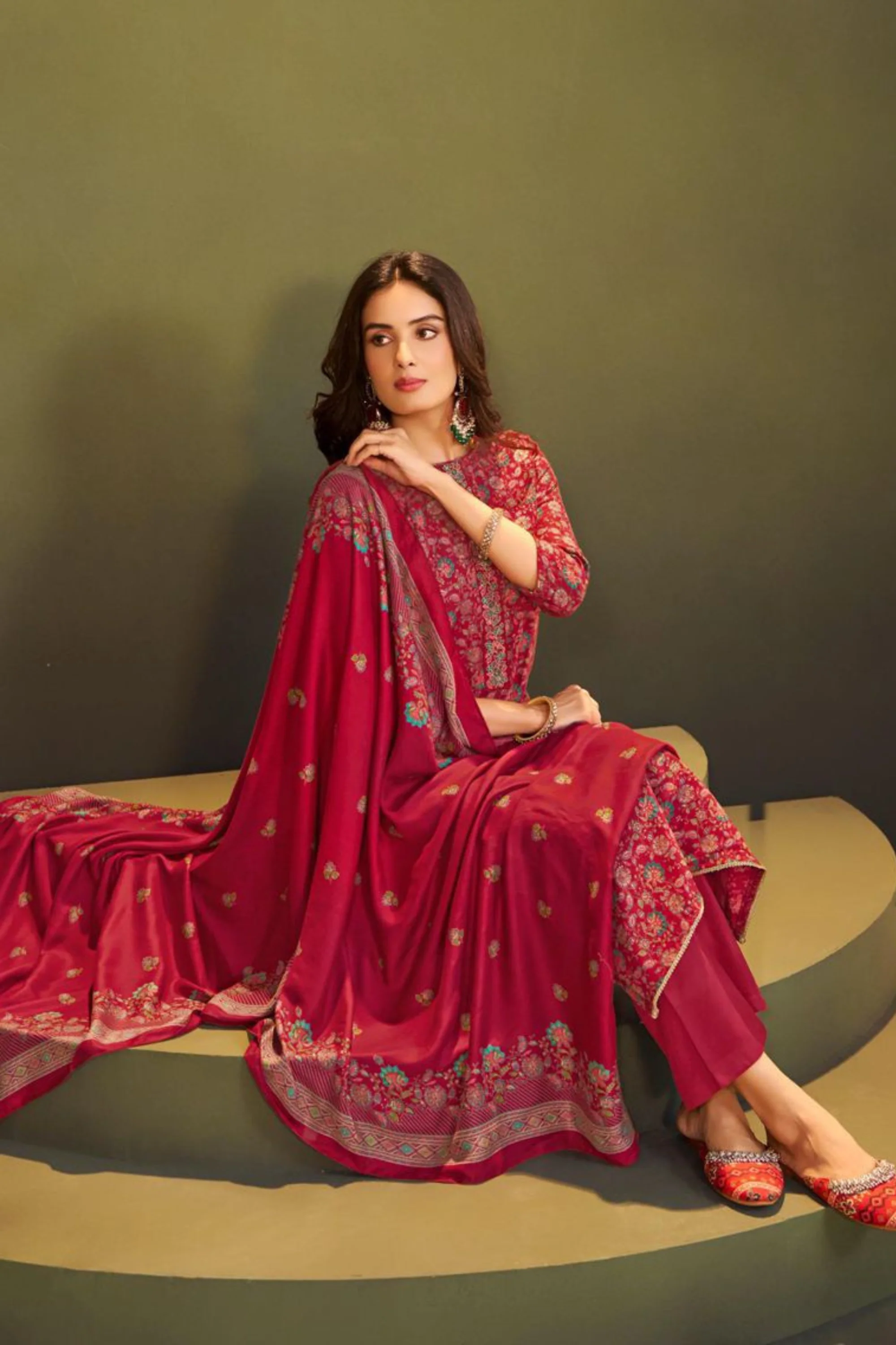 Sunrise Safar Winter Viscose Pashmina Salwar Suits - Image 11