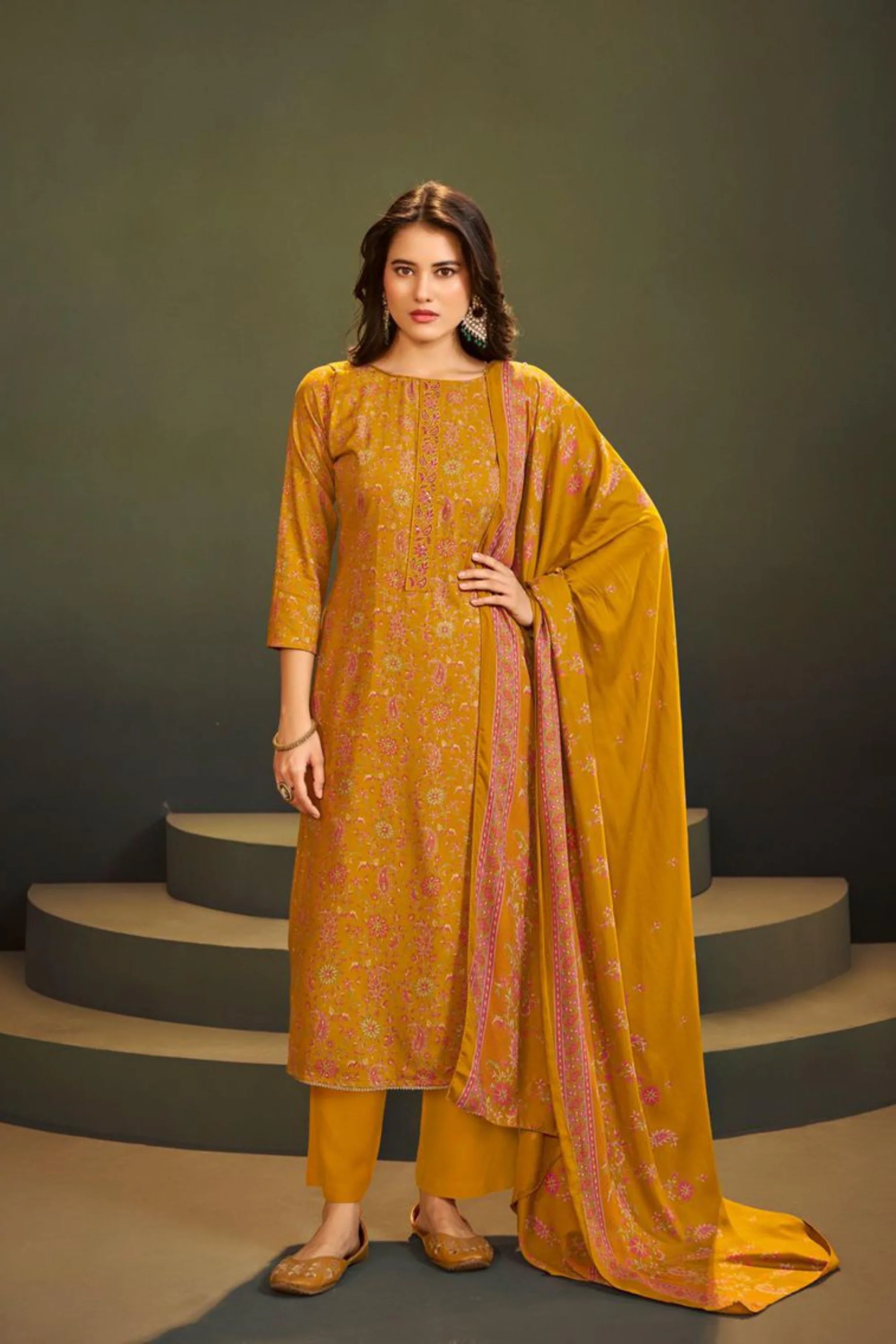 Sunrise Safar Winter Viscose Pashmina Salwar Suits - Image 18