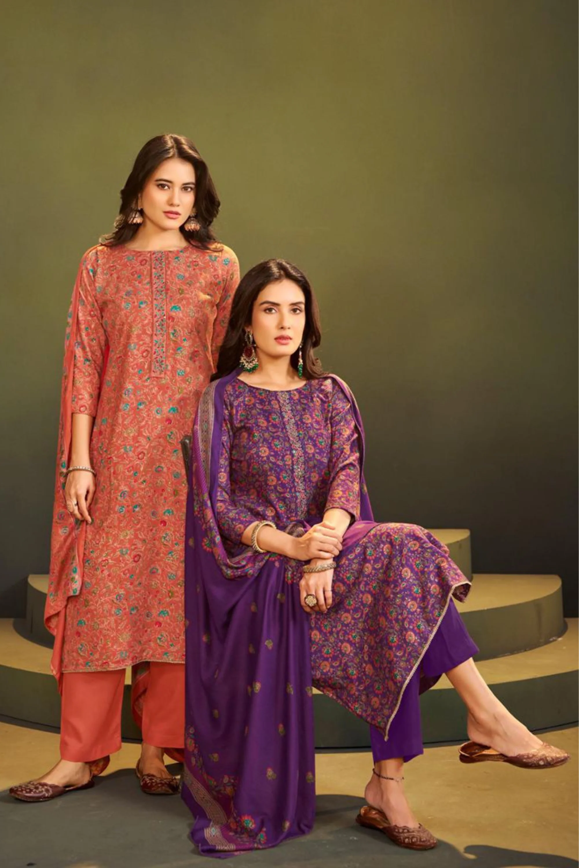 Sunrise Safar Winter Viscose Pashmina Salwar Suits - Image 21