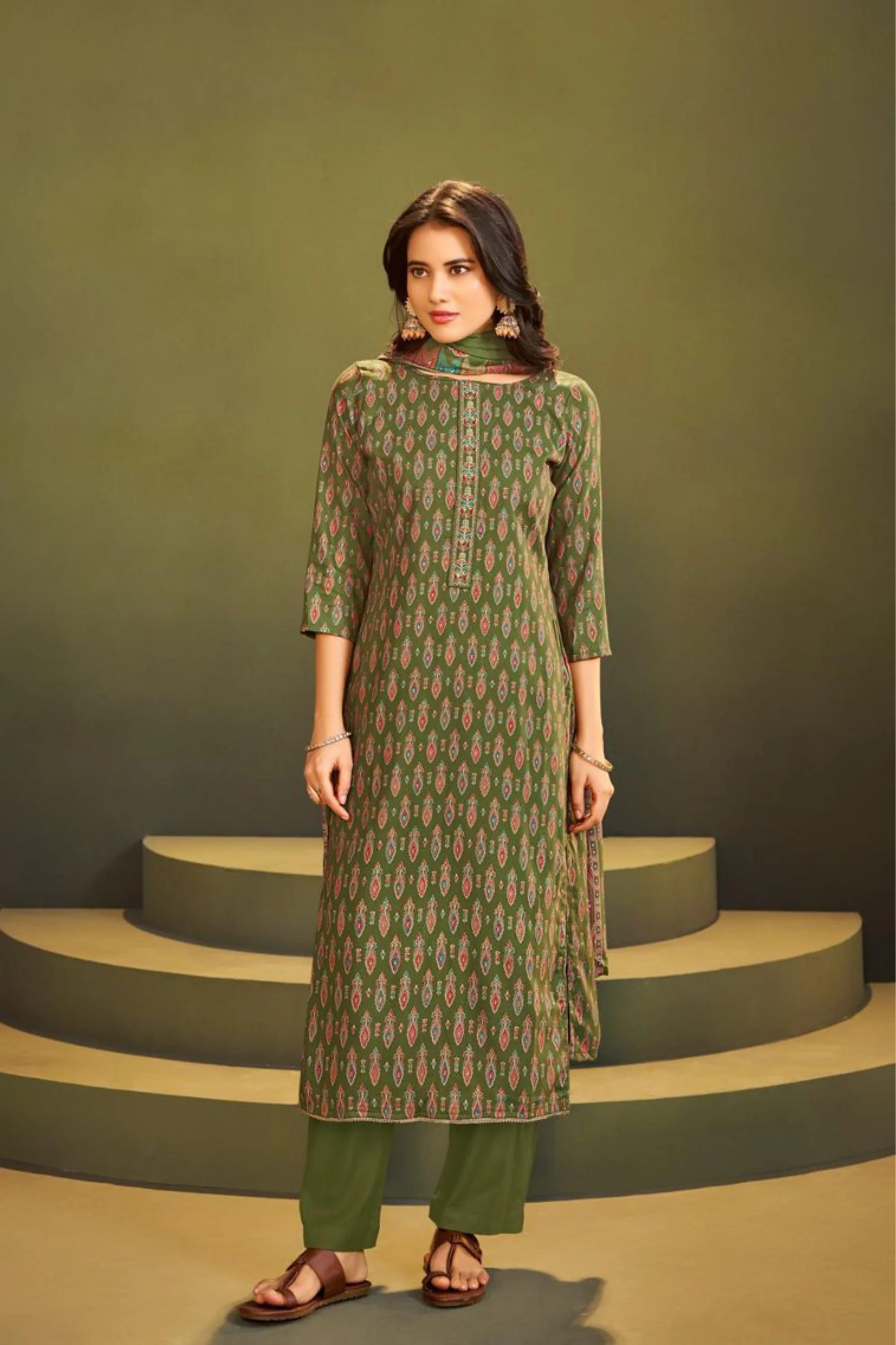 Sunrise Safar Winter Viscose Pashmina Salwar Suits - Image 4